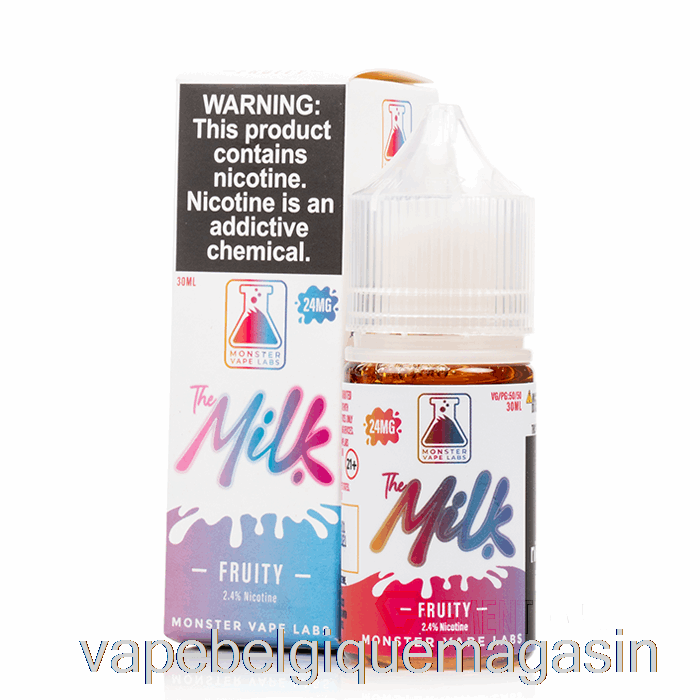 Vape Jetable Fruitée - Les Sels De Lait - 30ml 48mg